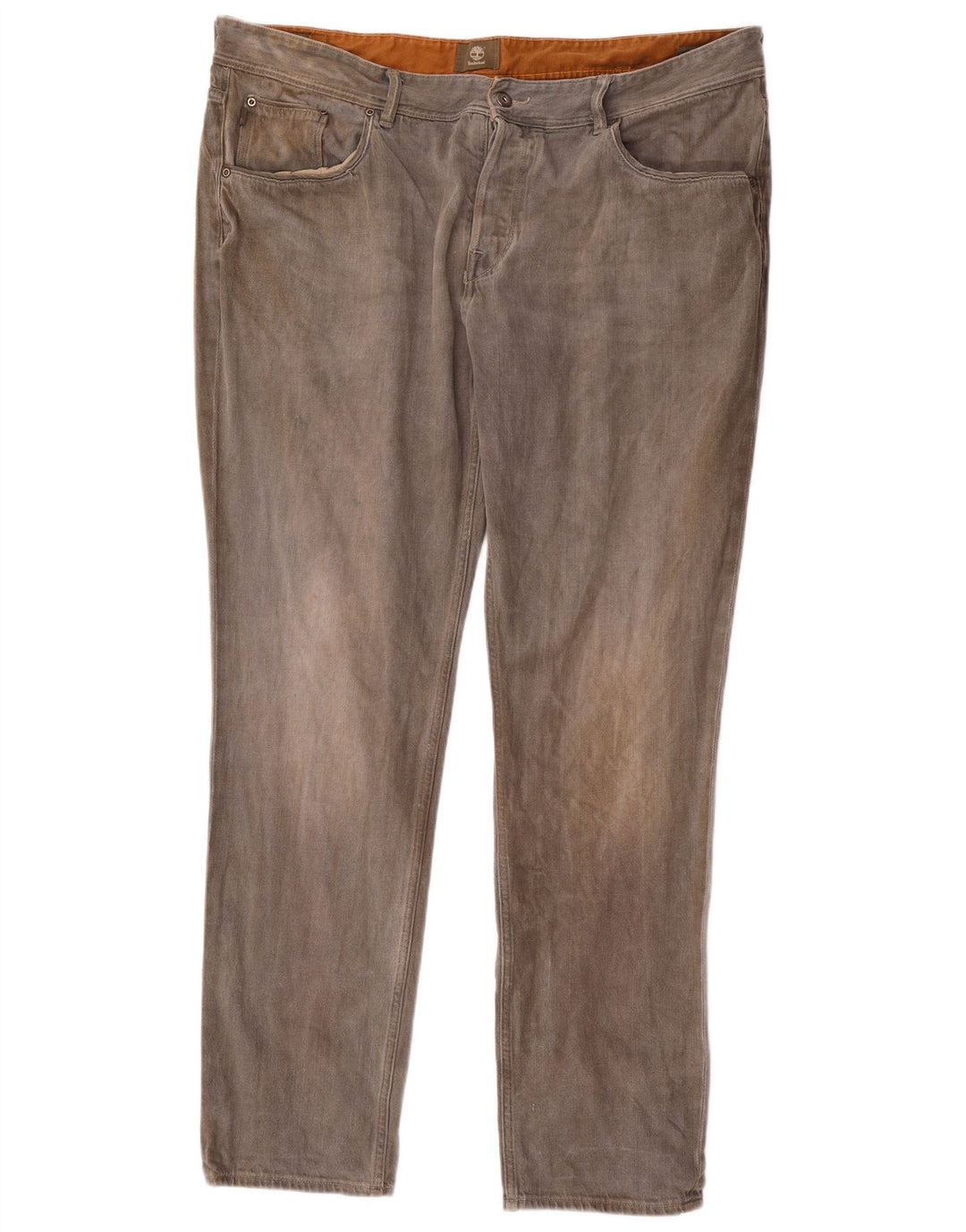Jeans slim da uomo Timberland W42 L34 cotone grigio