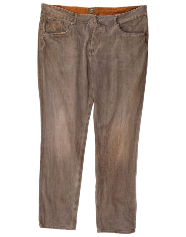 Jeans slim da uomo Timberland W42 L34 cotone grigio