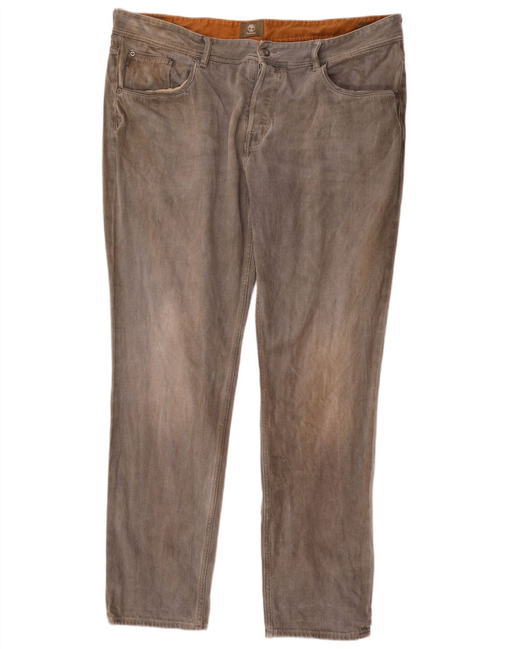 Jeans slim da uomo Timberland W42 L34 cotone grigio