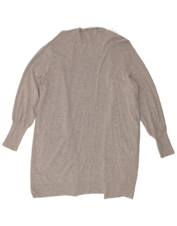 Maglione cardigan lungo da donna Marks & Spencer UK 16 Large Grey Flecked