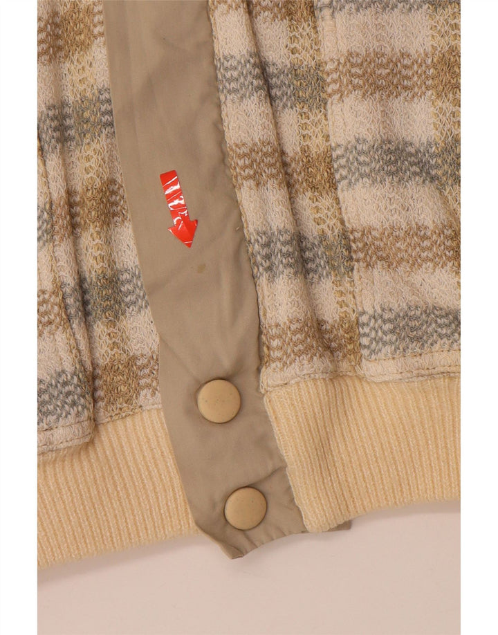 Giubbotto bomber da uomo HEMMOND UK 38 Cotone a quadri beige medio