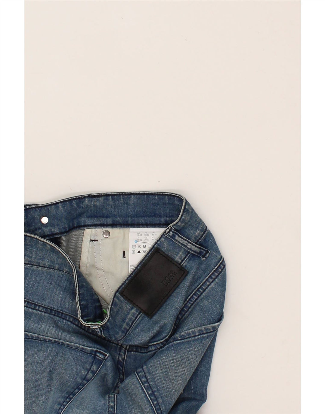 HUGO BOSS Womens Slim Jeans W30 L26 Blue Cotton Vintage Hugo Boss and Second-Hand Hugo Boss from Messina Hembry 