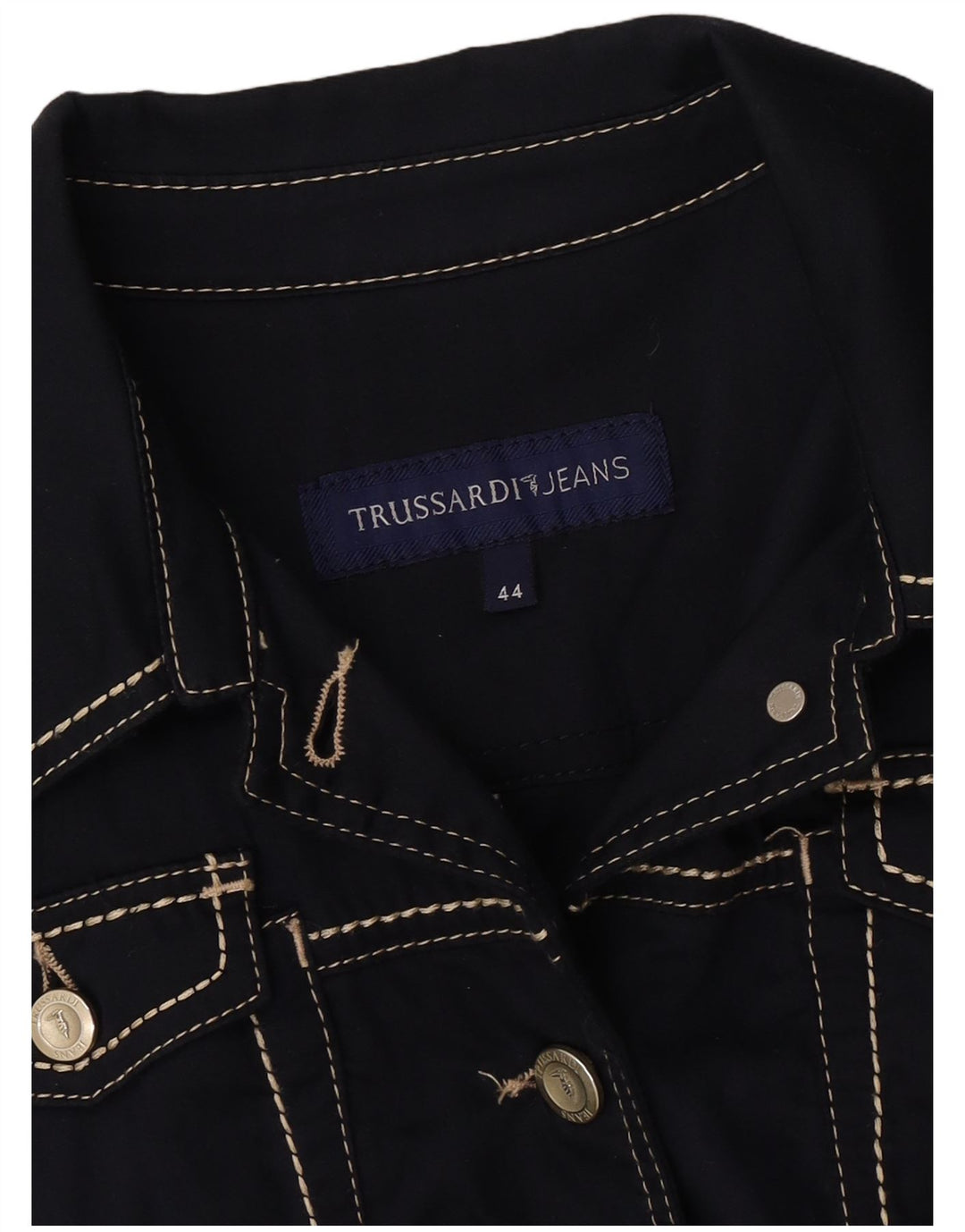 Giubbotto Bomber Donna Trussardi Jeans IT 44 Blu Navy Medio
