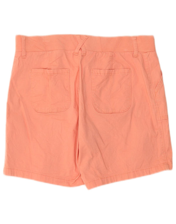 Pantaloncini chino Lee Riders a vita media da donna US 12 Large W34 cotone arancione