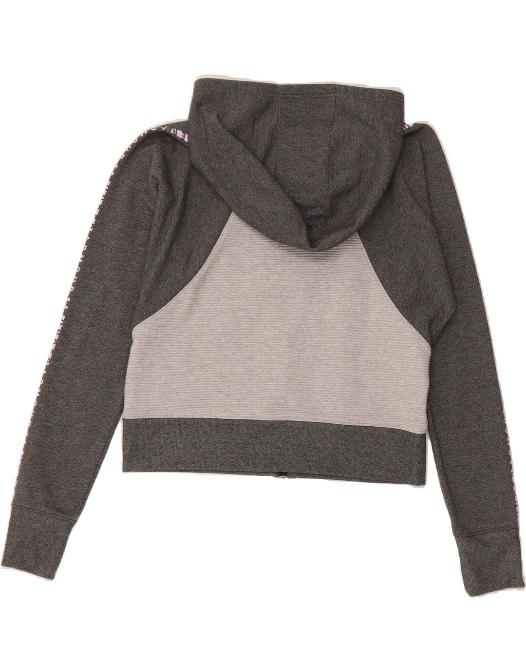 UNDER ARMOUR Womens Graphic Full Tracksuit UK 14 Medium Grey Colourblock Vintage Under Armour and Second-Hand Under Armour from Messina Hembry 