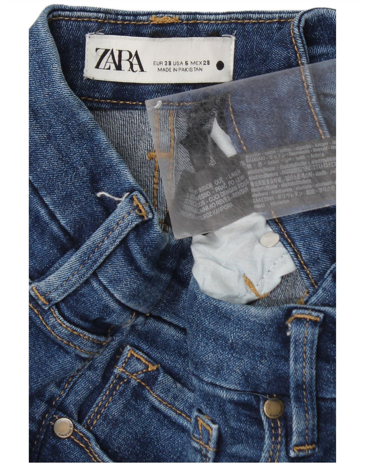 Jeans Bootcut da donna Zara EU 38 Small W28 L32 Cotone blu