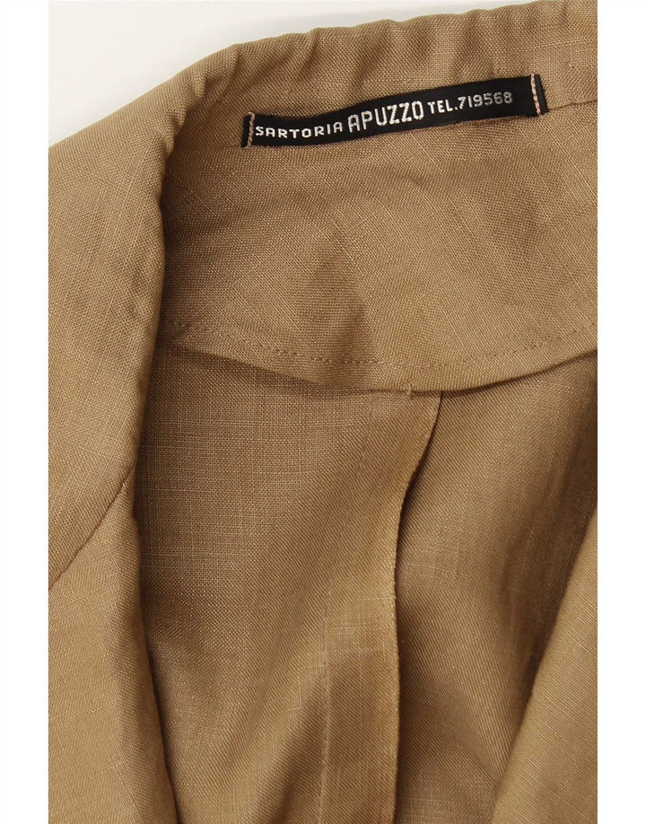 Giacca blazer vintage da uomo a 3 bottoni UK 38 Beige medio