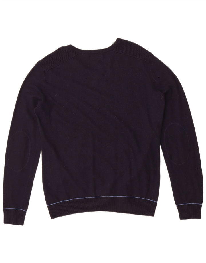 Marlboro Classics Maglione da uomo con scollo a V 2XL Blu navy in poliammide