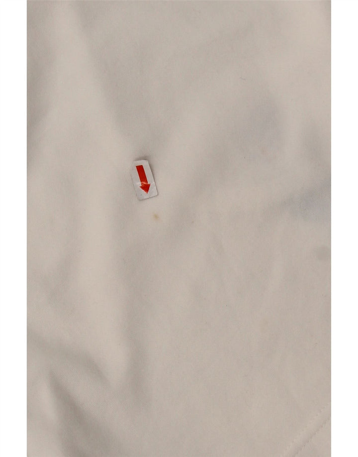 Pantaloncini sportivi grafici da uomo Lotto grandi in poliestere bianco