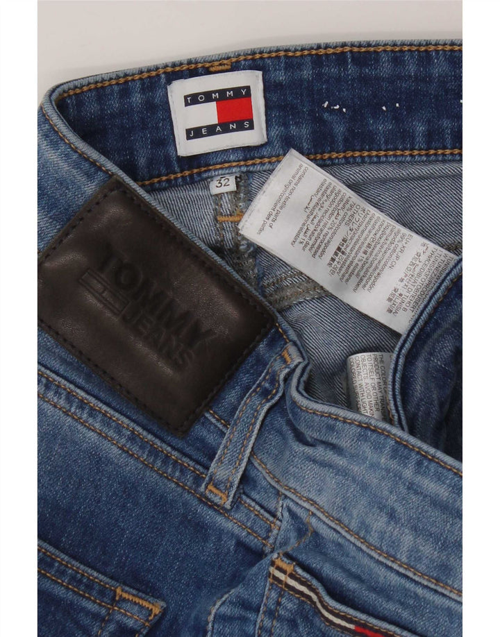 Jeans slim da uomo Tommy Hilfiger W32 L32 cotone blu
