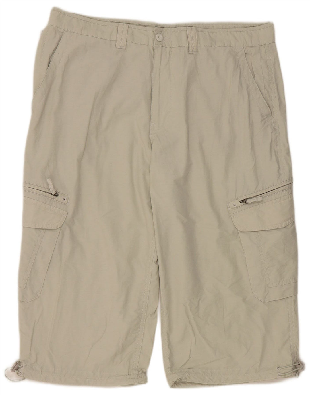 Bermuda cargo da uomo Marks & Spencer W38 XL in cotone beige