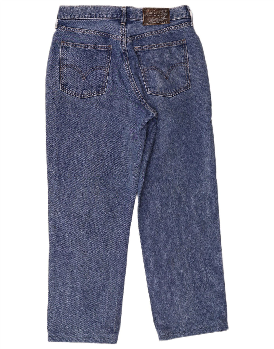 LEVI'S Mens 412 Straight Jeans W31 L26 Blue Cotton