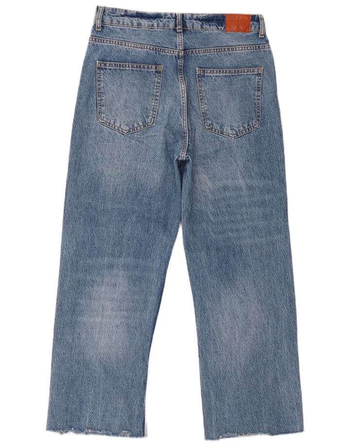 Jeans dritti da donna Zara EU 40 medio W30 L28 cotone blu