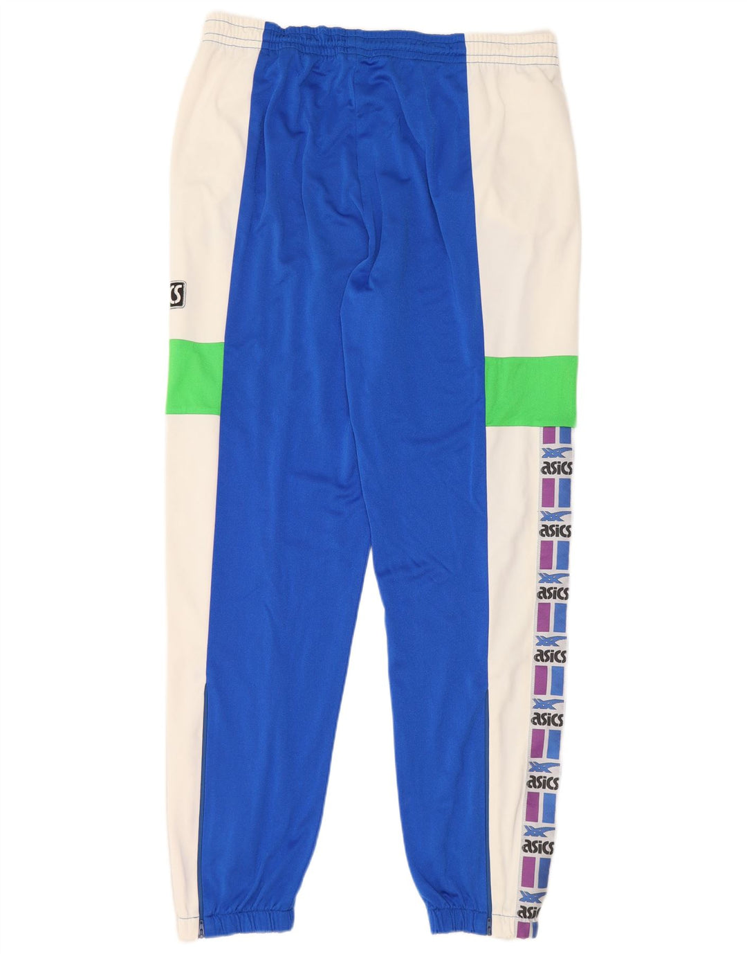 Pantaloni da tuta con grafica ASICS da uomo Joggers IT 52 XL Blu Colourblock