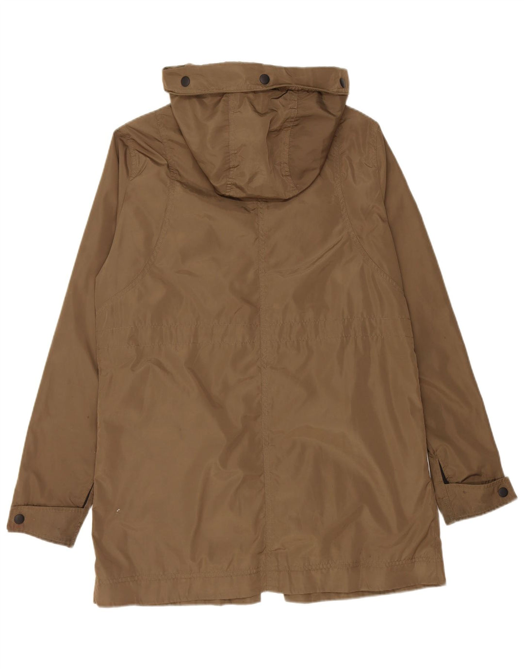 Giacca antipioggia da donna con cappuccio Superdry UK 14 grande poliestere kaki