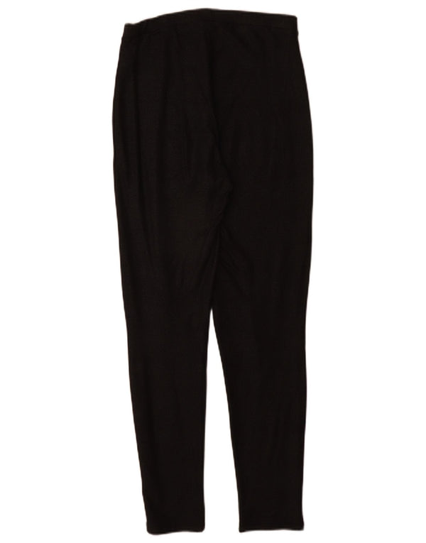 Pantaloni casual da donna Marks & Spencer UK 8 piccoli W26 L29 neri maculati