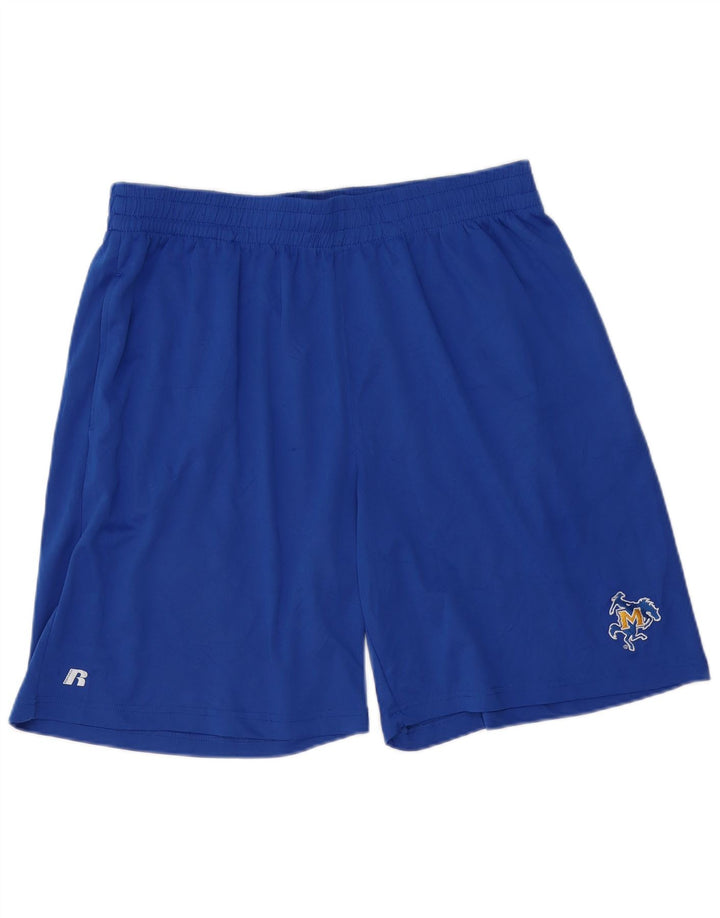 Pantaloncini sportivi da uomo RUSSELL ATHLETIC 2XL poliestere blu