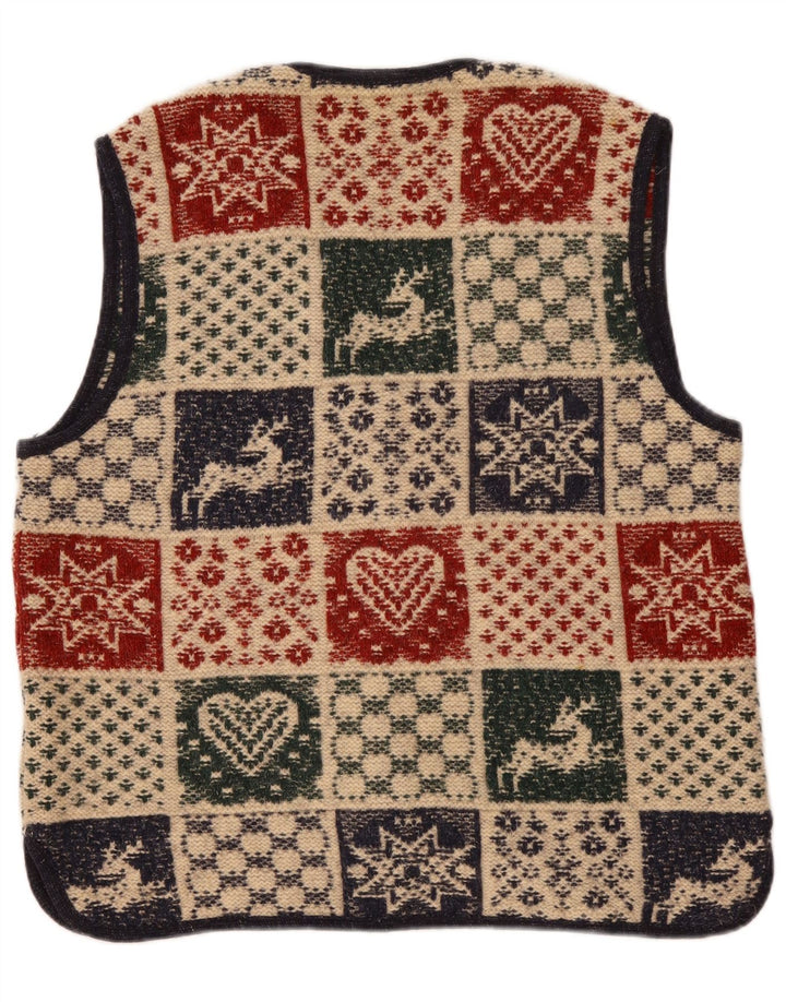 Maglione cardigan da donna Giesswein EU 42 Large multicolore geometrico
