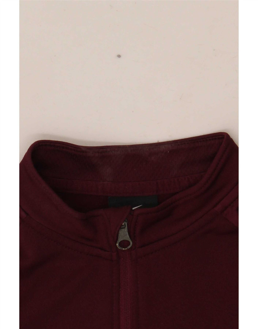 Top della tuta pullover con grafica Nike da ragazzo Dri Fit 12-13 anni Large Bordeaux