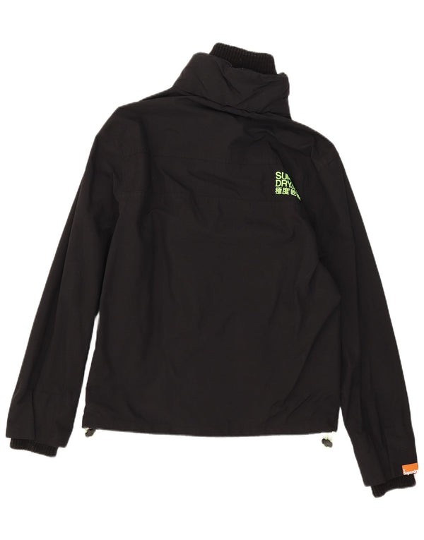 Giacca a vento da donna Superdry The Windcheater UK 16 Large in nylon nero