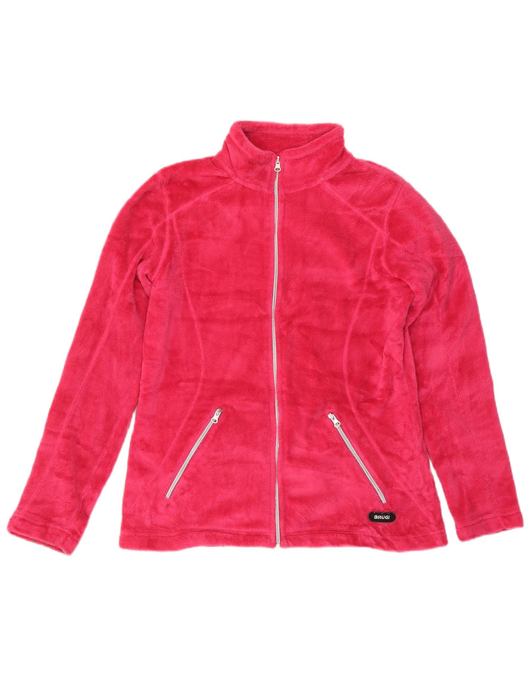 Giacca in pile da donna BRUGI UK 18 XL poliestere rosa