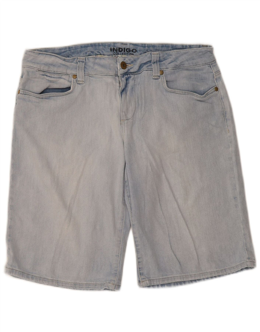 Pantaloncini di jeans da donna Marks & Spencer UK 14 Large W34 Cotone blu