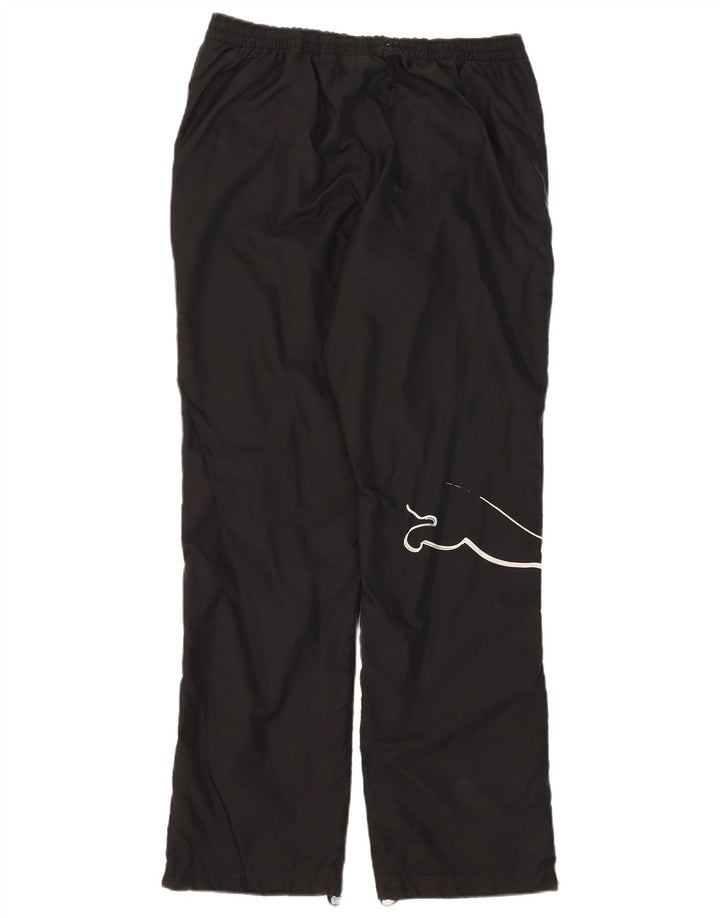Pantaloni da tuta grafica da uomo Puma Medium neri in poliammide