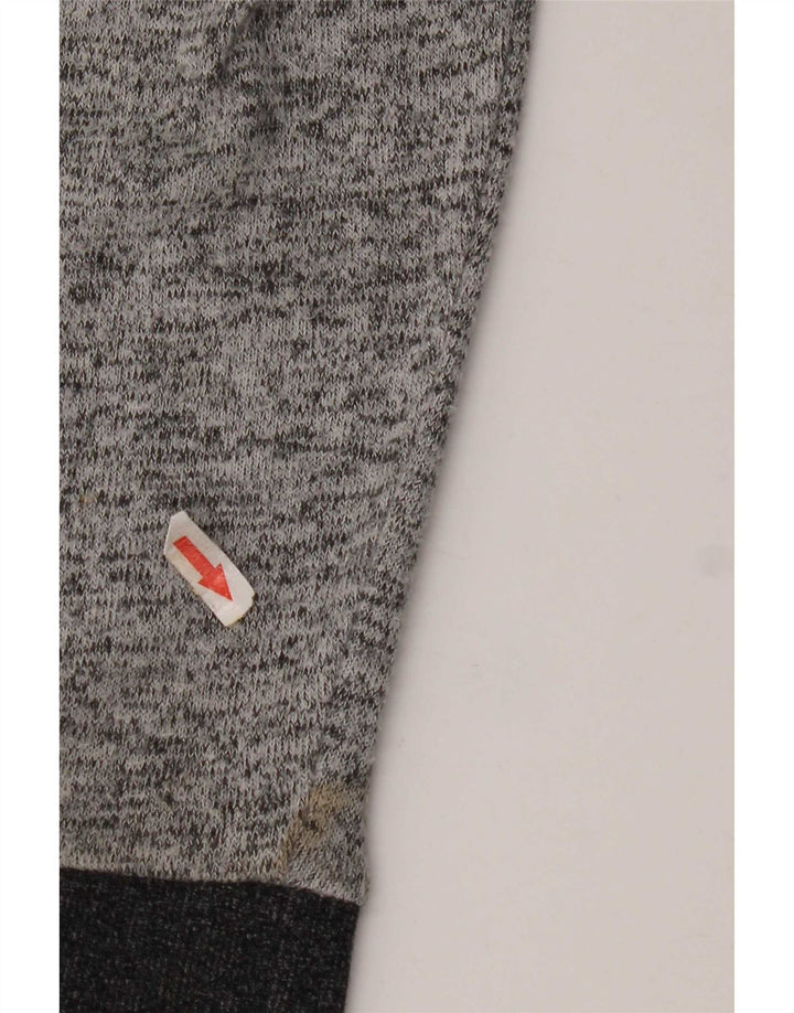 Maglione maglione girocollo da donna Topshop UK 12 Grigio medio chiazzato
