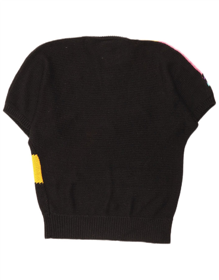 Maglione maglione girocollo da donna Yessica EU 40/42 Medium Black Colourblock