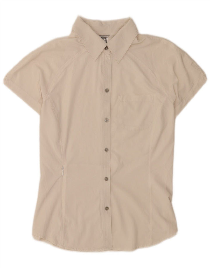 Camicia da donna a maniche corte con vestibilità regolare The North Face UK 12 Beige medio
