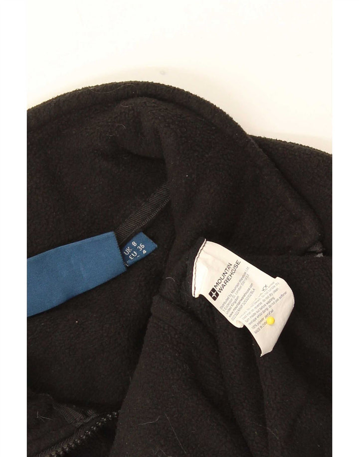 Giacca in pile foderata oversize da donna Mountain Warehouse UK 8 piccola nera