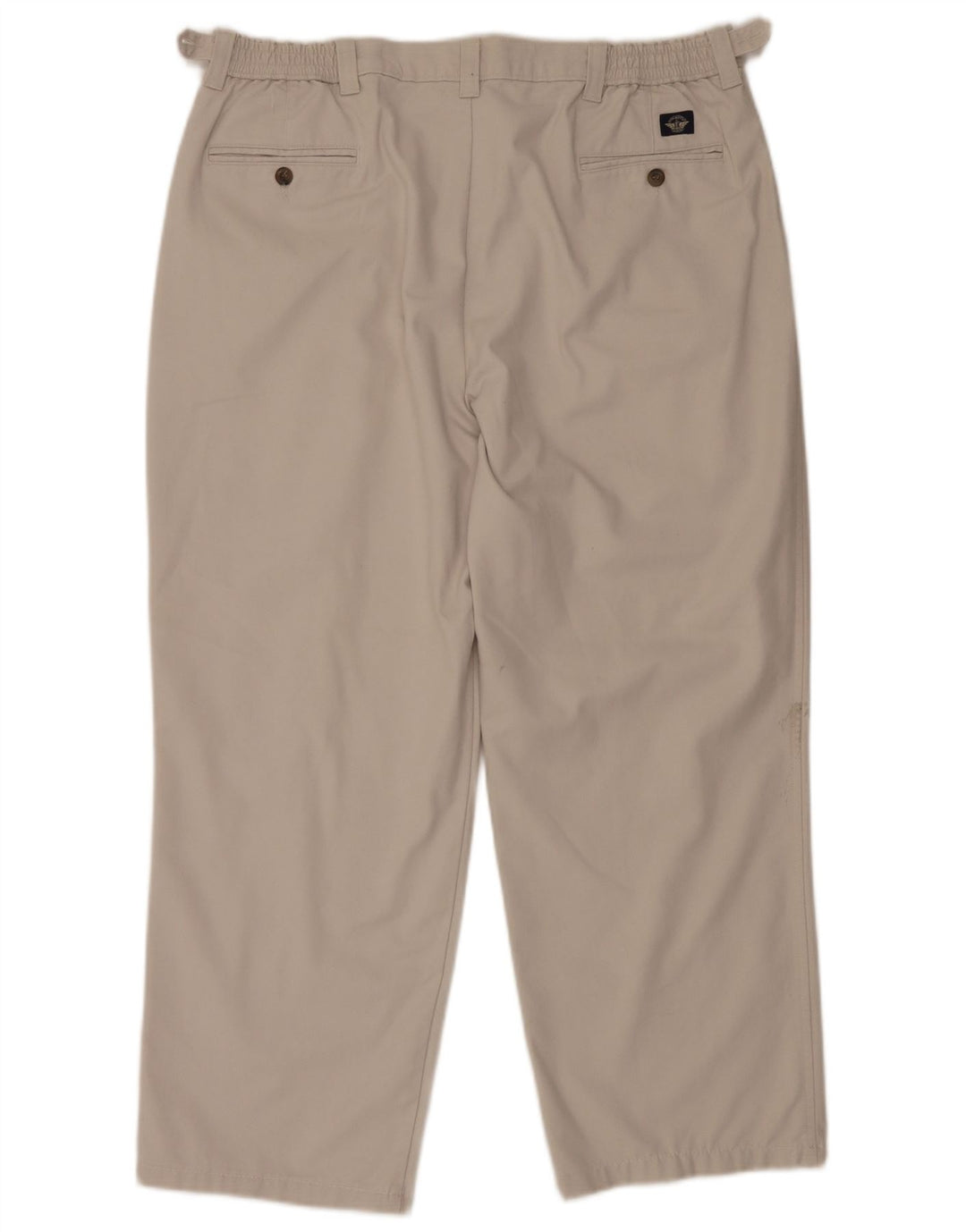 Pantaloni chino con pegged da uomo Dockers color kaki W40 L28 in cotone grigio