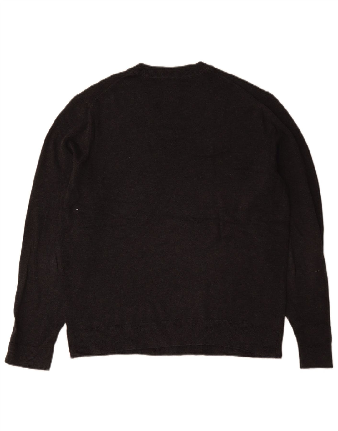 Maglione maglione girocollo da uomo Abercrombie & Fitch in cotone grigio medio