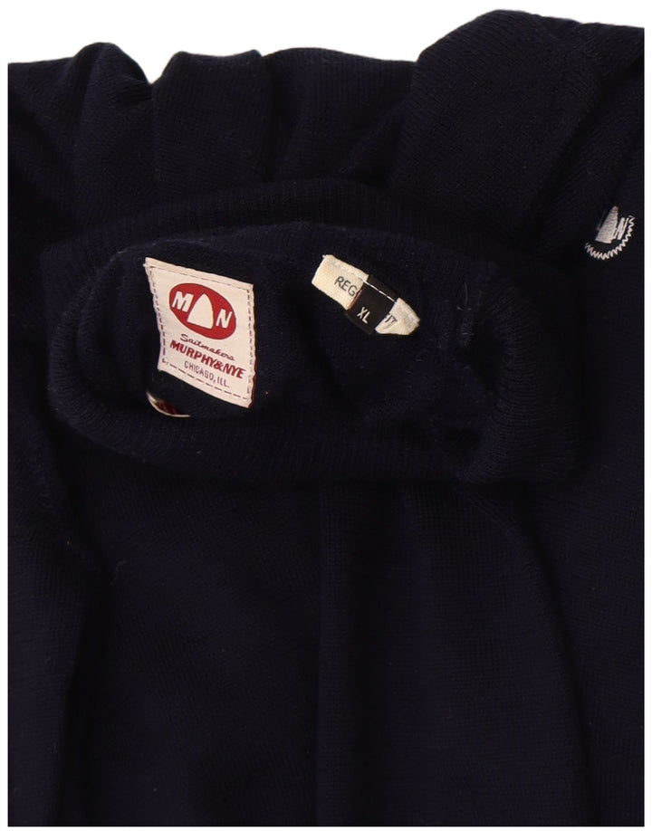 Maglione maglione a collo alto vestibilità regolare da donna Murphy & Nye XL blu navy