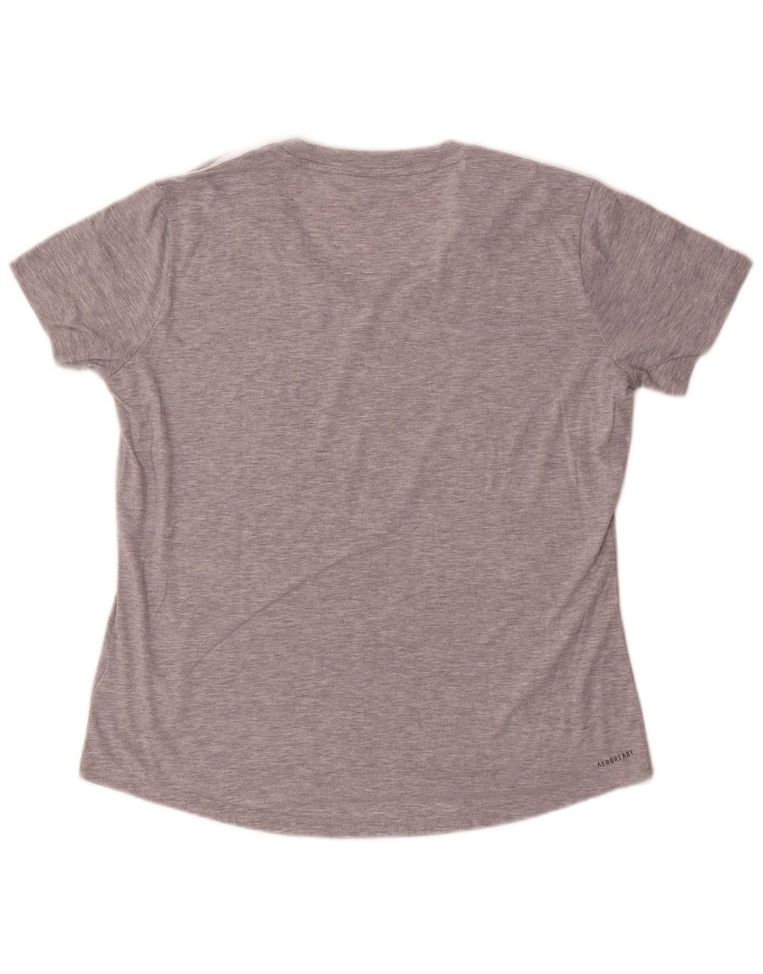 T-shirt Adidas da donna Top UK 16/18 grande grigio poliestere