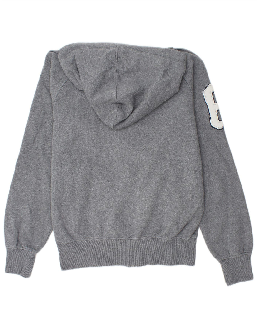 SPALDING Maglione con cappuccio e zip grafica da uomo in cotone color block grigio medio