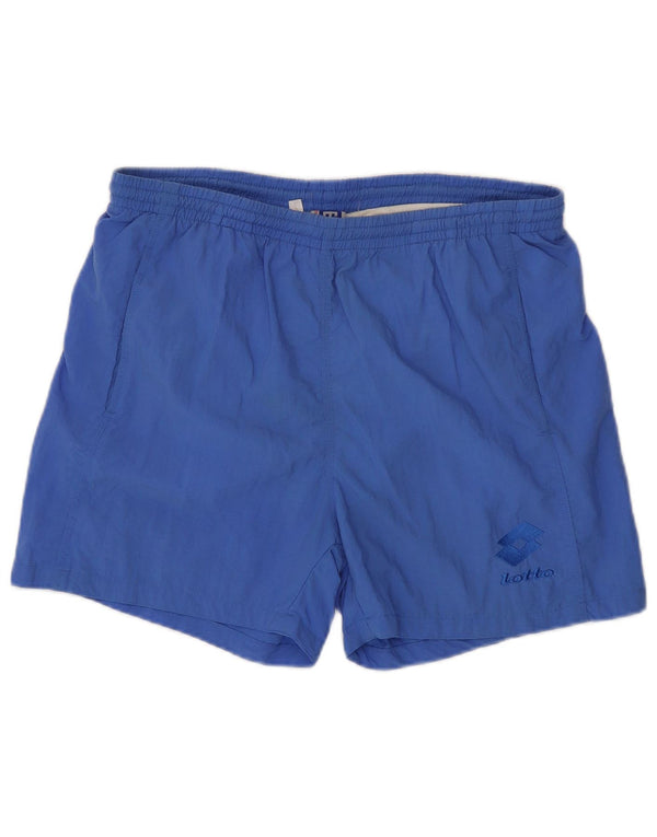 Pantaloncini sportivi da uomo Lotto grandi blu