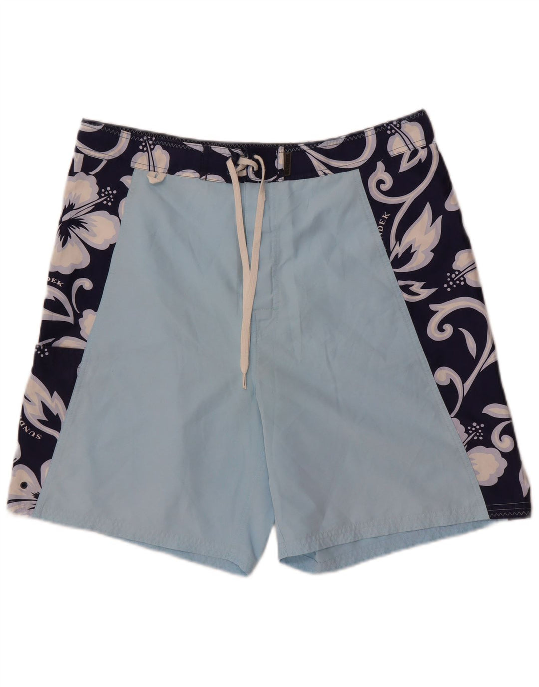 Pantaloncini da bagno da uomo Sundek XL poliestere floreale blu