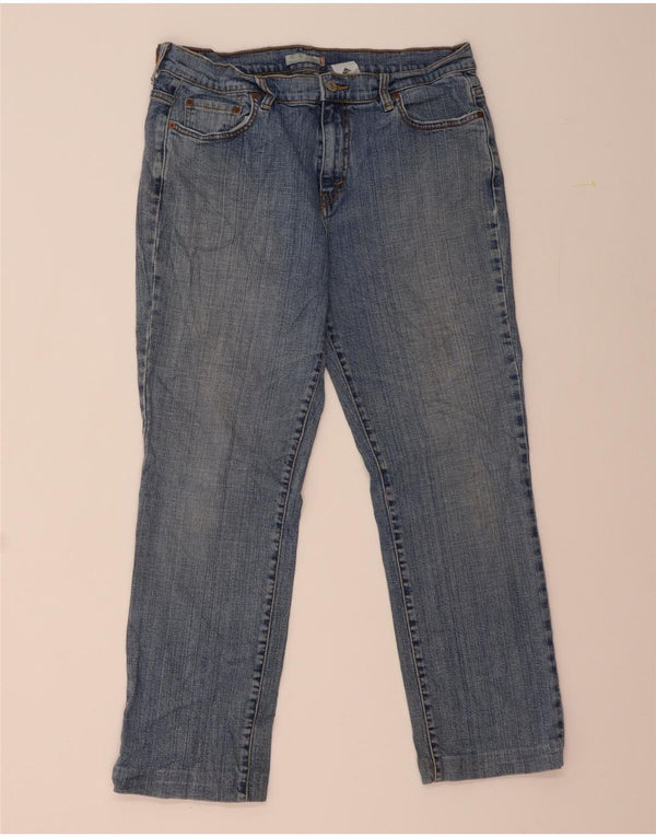 Levi's Donna 505 Jeans dritti US 14 Large W34 L28 Cotone blu