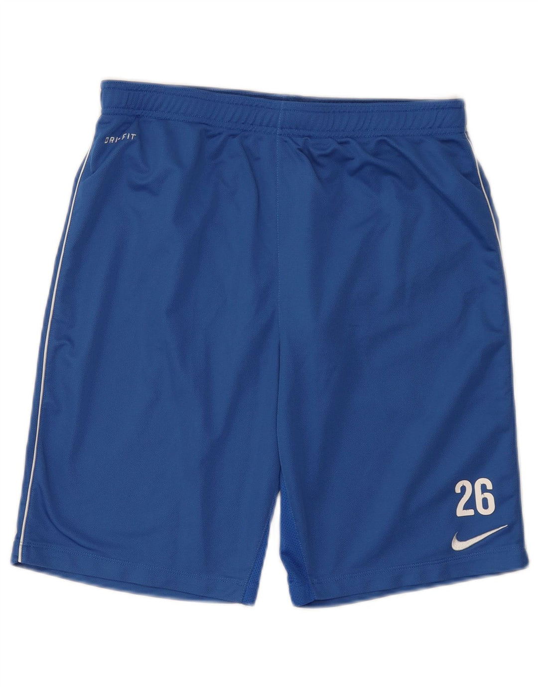 Pantaloncini sportivi Nike Dri Fit da uomo in poliestere blu medio