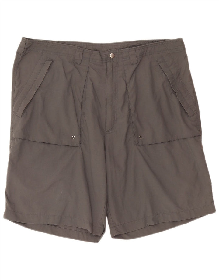 Pantaloncini casual da uomo Adidas XL W38 poliestere grigio