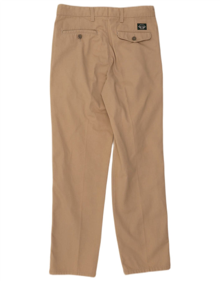 DOCKERS Mens Pegged Chino Trousers W29 L30 Beige Cotton