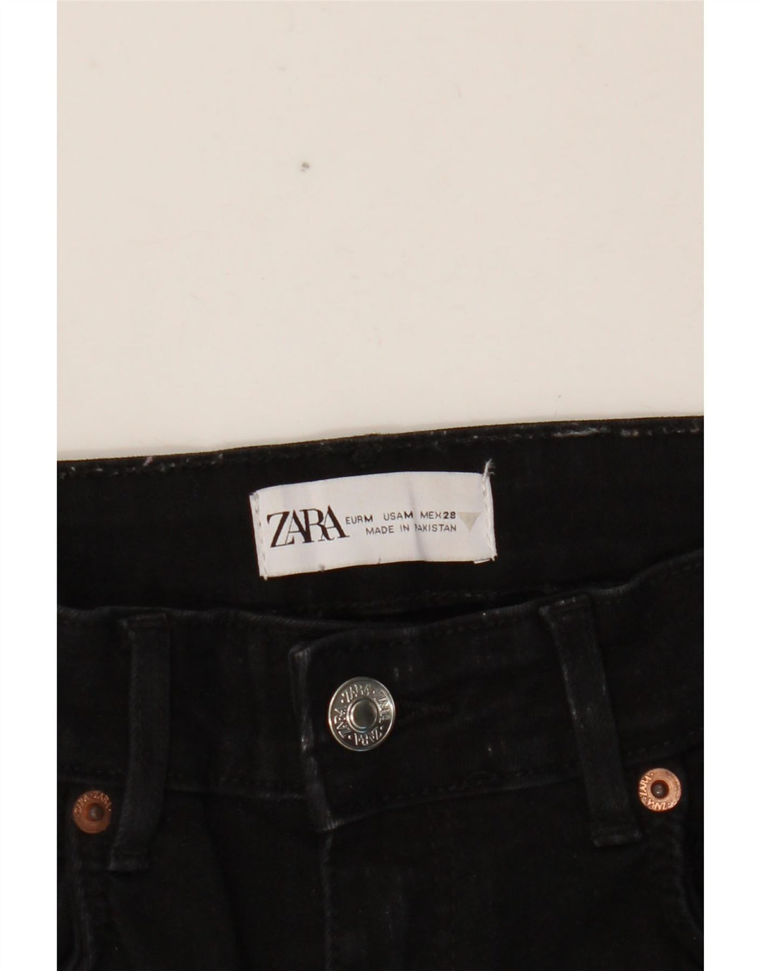 Jeans skinny da donna Zara medi W28 L26 neri