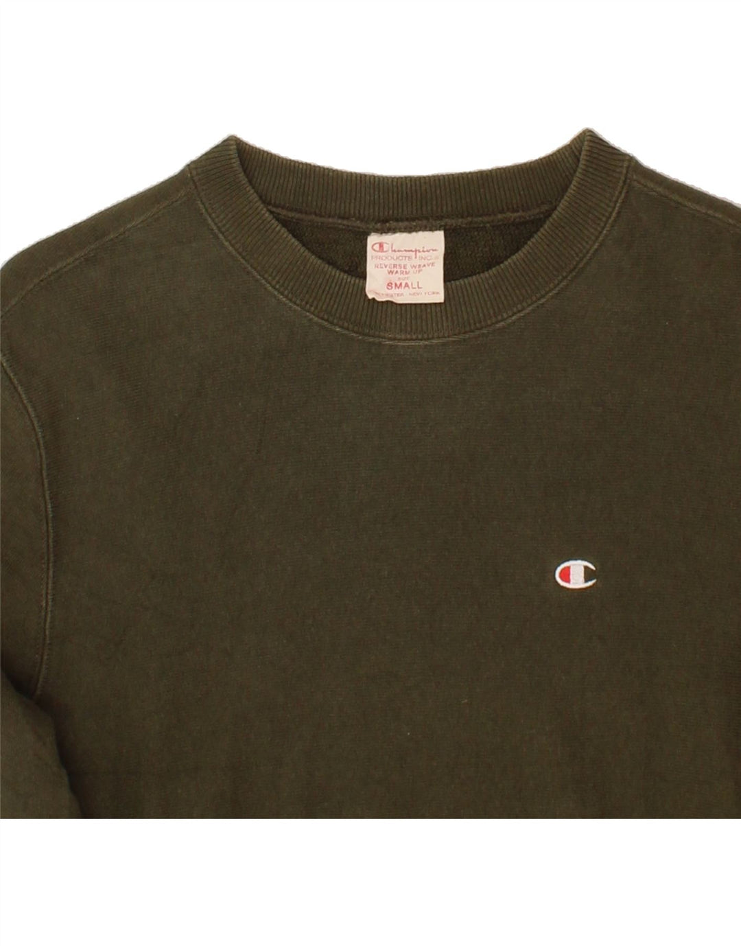 CHAMPION Womens Sweatshirt Jumper UK 10 Small Khaki Cotton Vintage Champion and Second-Hand Champion from Messina Hembry 