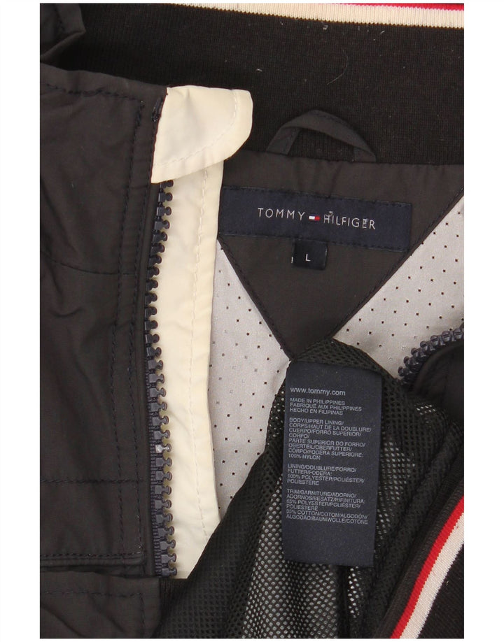Giubbotto bomber da uomo Tommy Hilfiger UK 40 grande nylon grigio