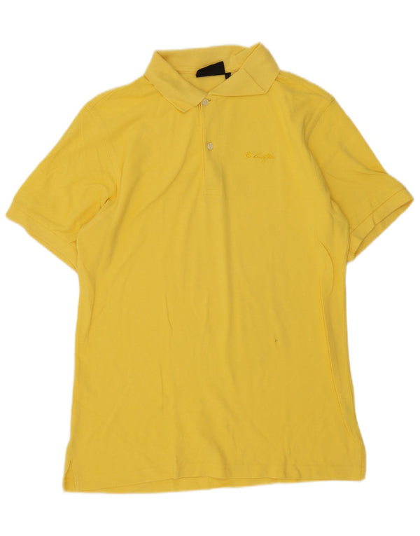 Polo Uomo Lotto Large in Cotone Giallo