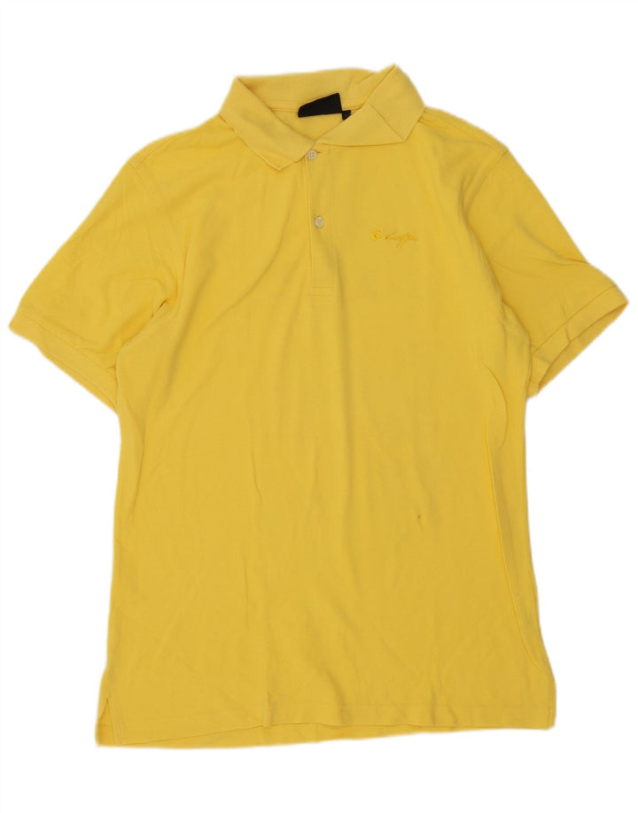 Polo Uomo Lotto Large in Cotone Giallo