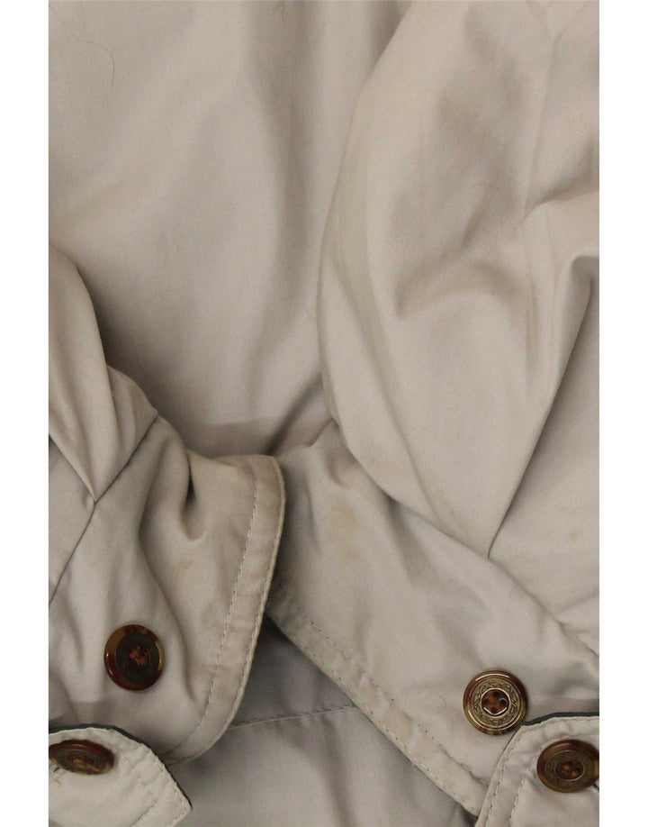 Giacca imbottita con cappuccio vintage da uomo IT 56/58 3XL Poliestere grigio