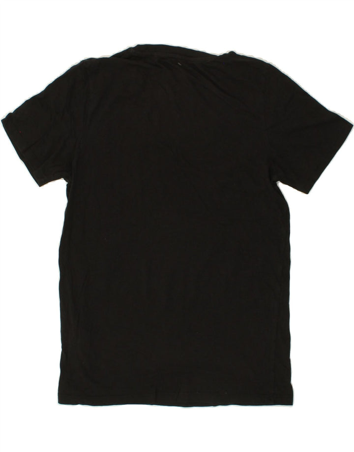 JACK & JONES Mens Graphic T-Shirt Top Medium Black Cotton Vintage Jack & Jones and Second-Hand Jack & Jones from Messina Hembry 