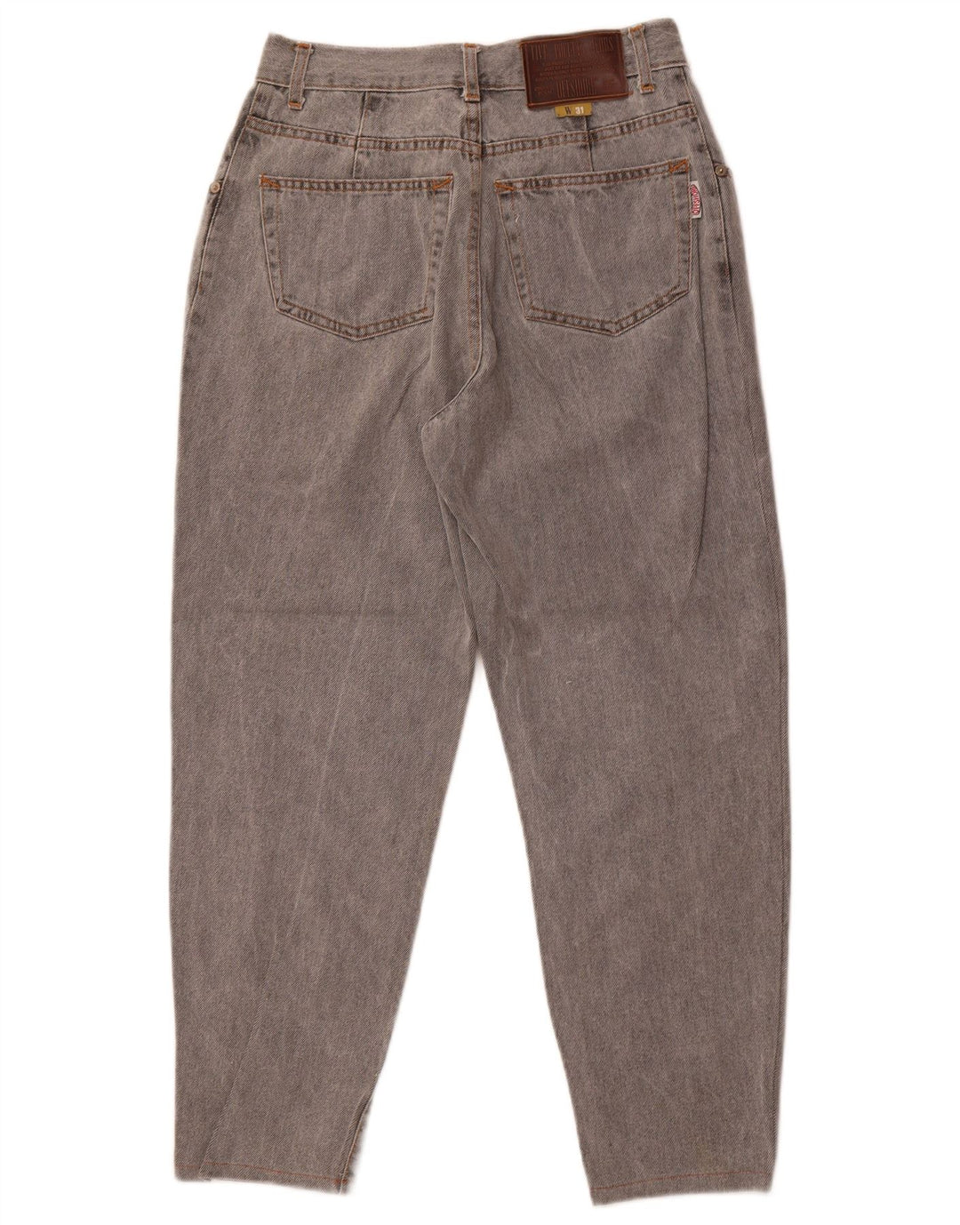 Jeans crop a vita alta da donna OFFSHORE W31 L26 cotone grigio